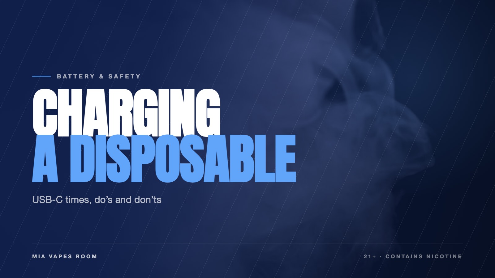 How to Charge a Disposable Vape Safely: USB-C Times, Do's and Don'ts