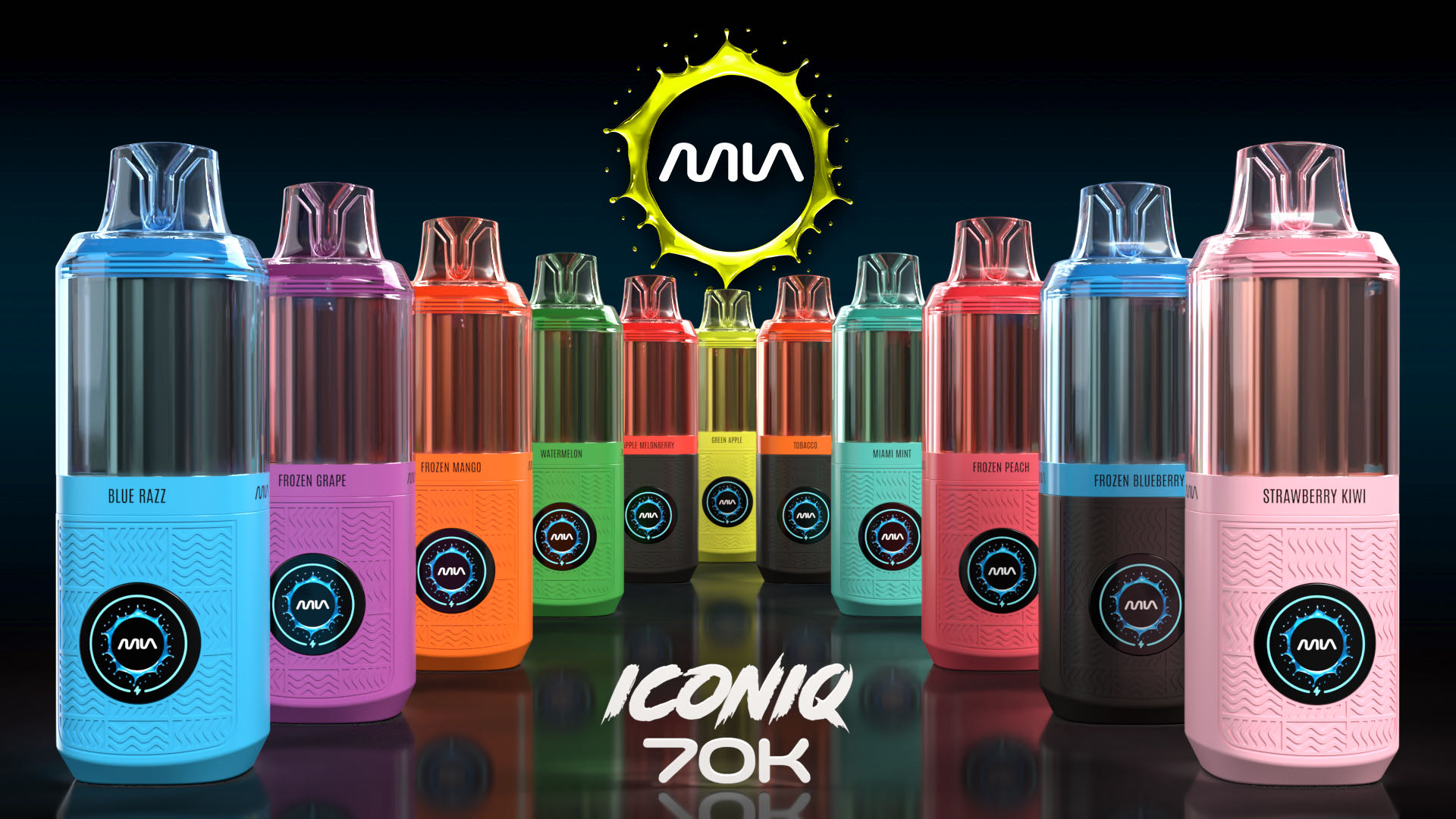 mike tyson vape flavor 50K Legend Pro Choose Flavor:Strawnana Swirl New to vaping - ADVANCED KITS